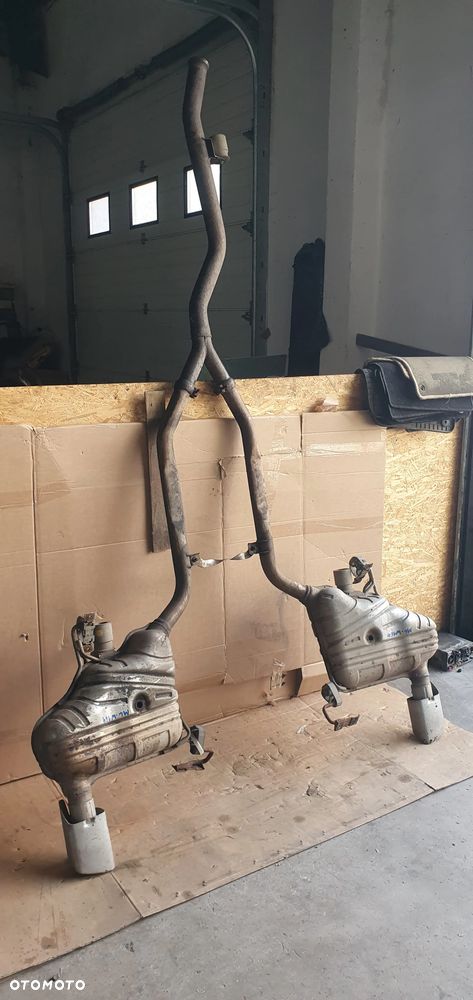 Tłumik końcowy wydech Mercedes ML W164 3.0 CDI A1644907215 A1644907115 - 9