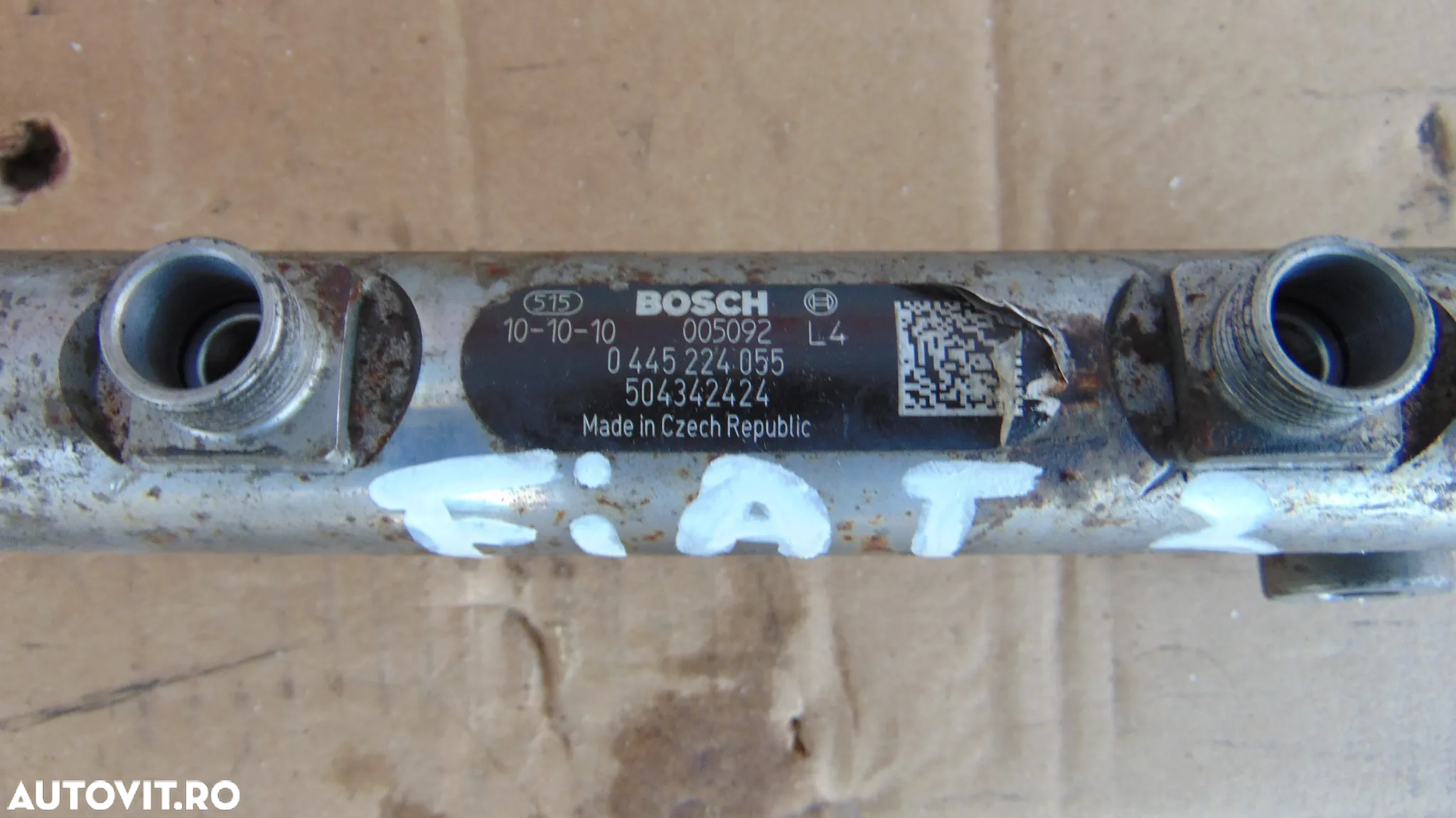 Rampa injectoare Fiat Ducato 3.0 euro 5 iveco daily citroen jumper peugeot boxer 3.0 - 3