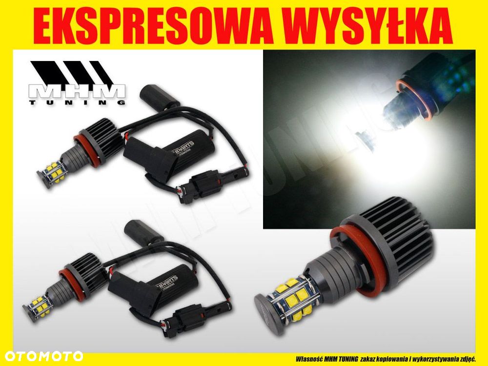 MARKER LED 240W H8 RINGI BMW 1 E81 E82 E87 E88 LCI 5 E60 E61 LCI X1 E84 - 2