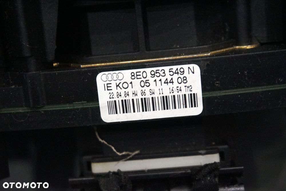 PRZEŁĄCZNIK ZESPOLONY TAŚMA AIRBAG A4 B6 8E0953549N 8E0953541C 4E0953503B 4E0953521 AUDI 2000-2006 - 6