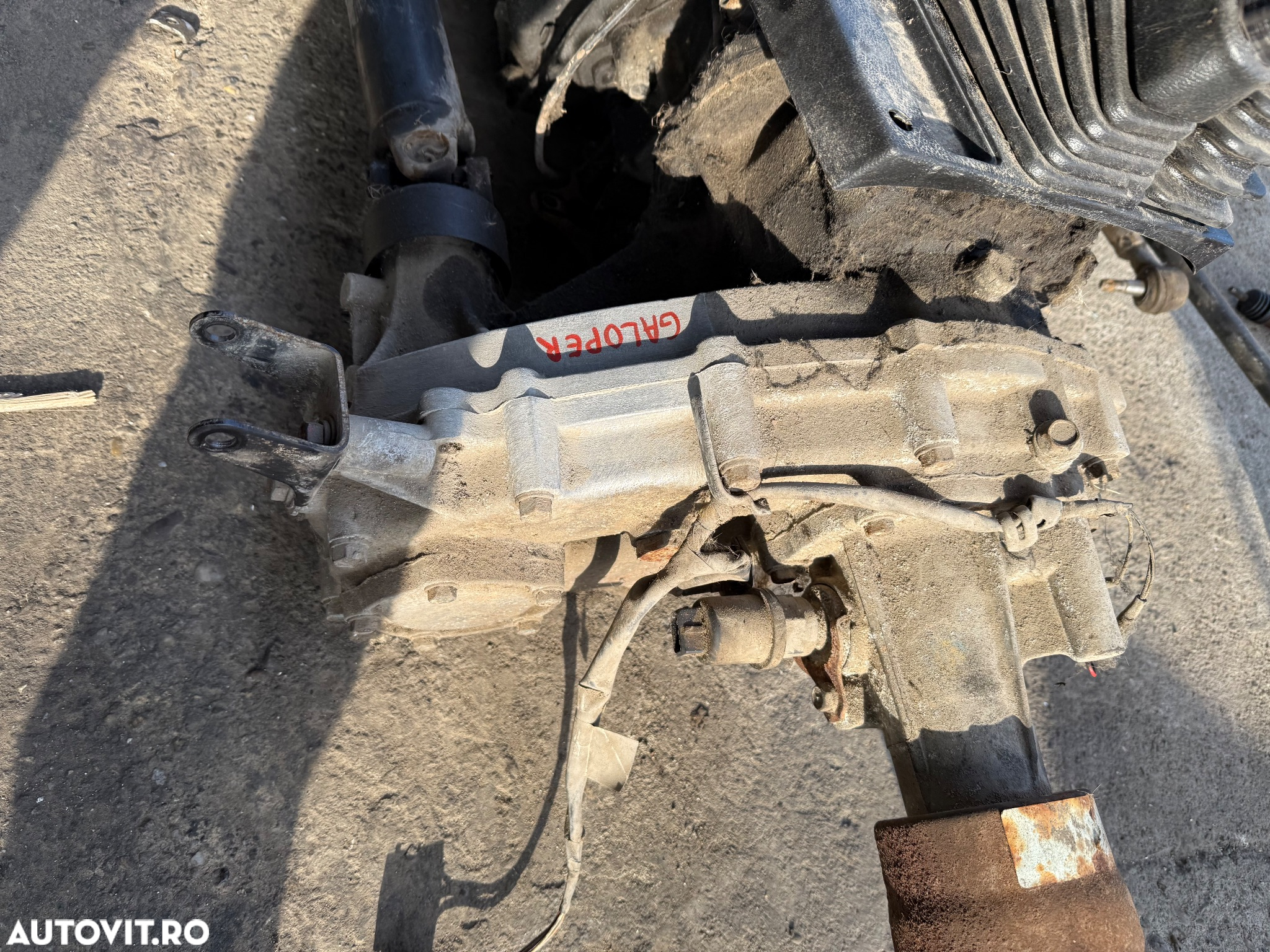Cutie de transfer reductor cutie de viteze manuală Mitsubishi Pajero Mk2 L200 2001 25 td și Hyundai Galloper - 3