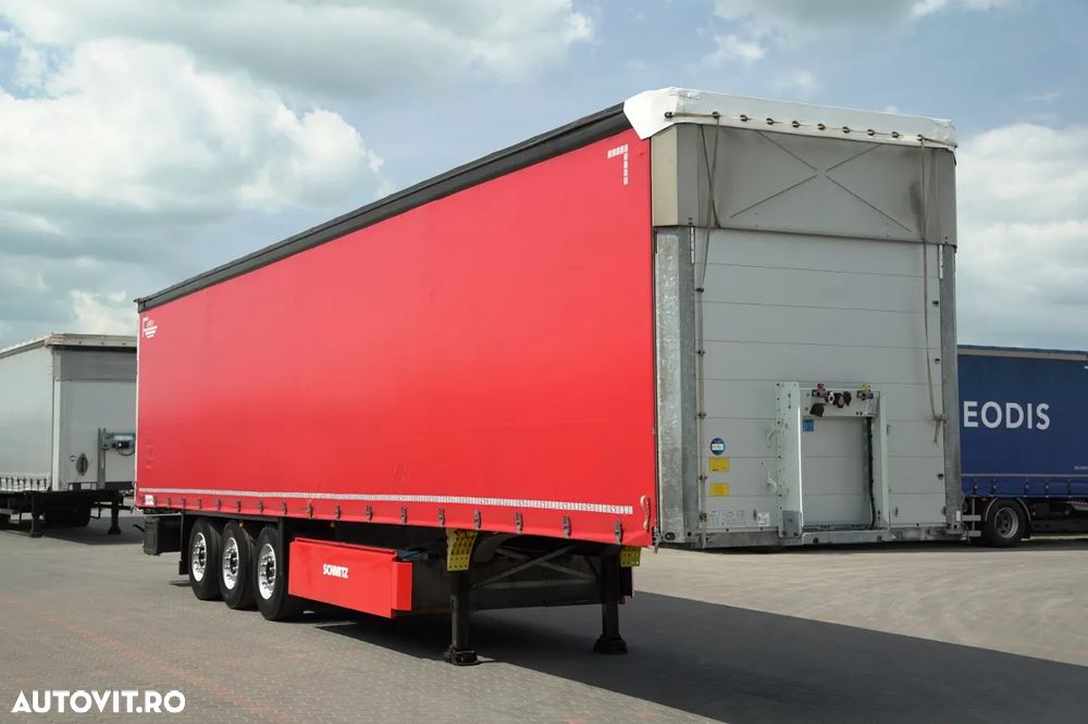 Schmitz Cargobull CORTINĂ / AXĂ RIDICATĂ / ACOPERIȘ RIDICAT / CONTENIER PENTRU PALEȚI - 8