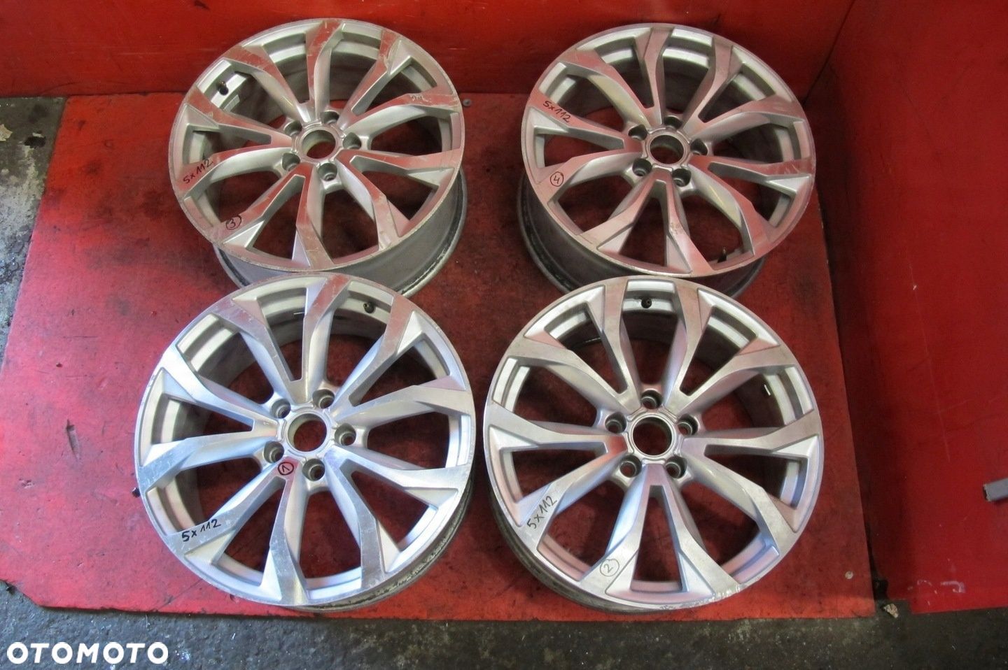 AUDI A4 B6 8E FELGI ALUMINIOWE 18 8J ET43 5x112 KBA 562 - 1