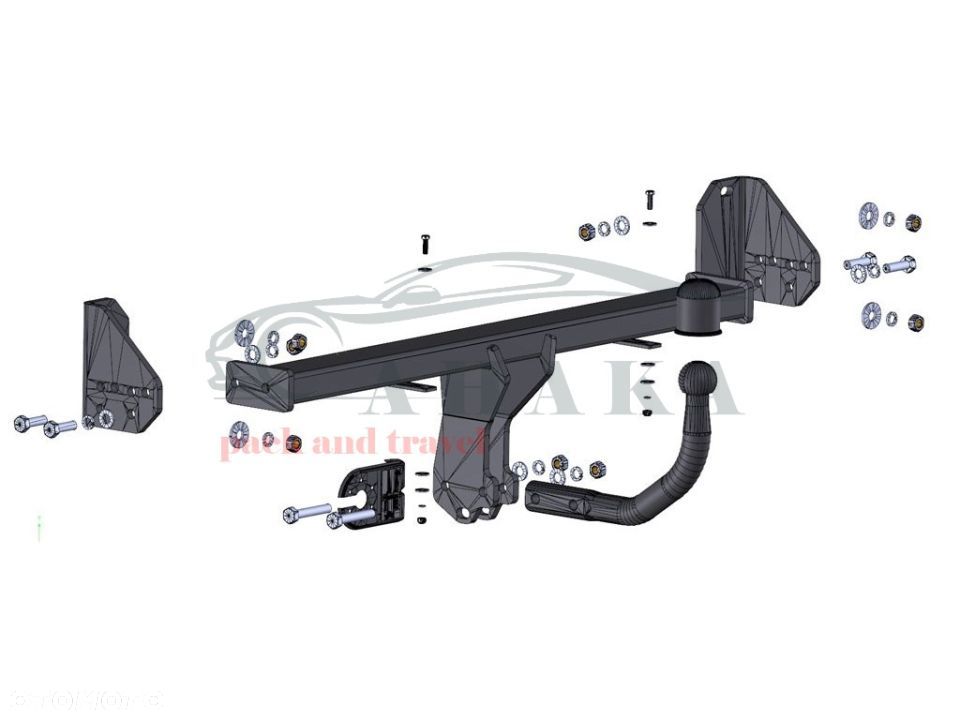 Hak Holowniczy Odkręcany Do Bmw Seria 1 F20 F21 Hatchback 2011-2014 - 3