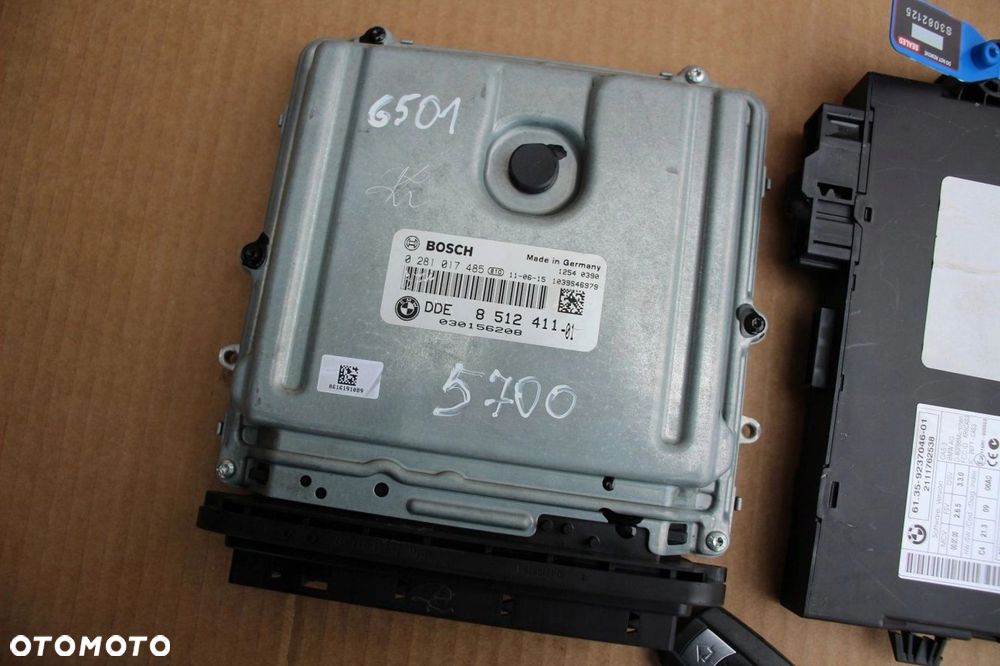 Zestaw startowy komputer sterownik CAS BMW n57 4.0D 306KM DIESEL 8512411 - 2