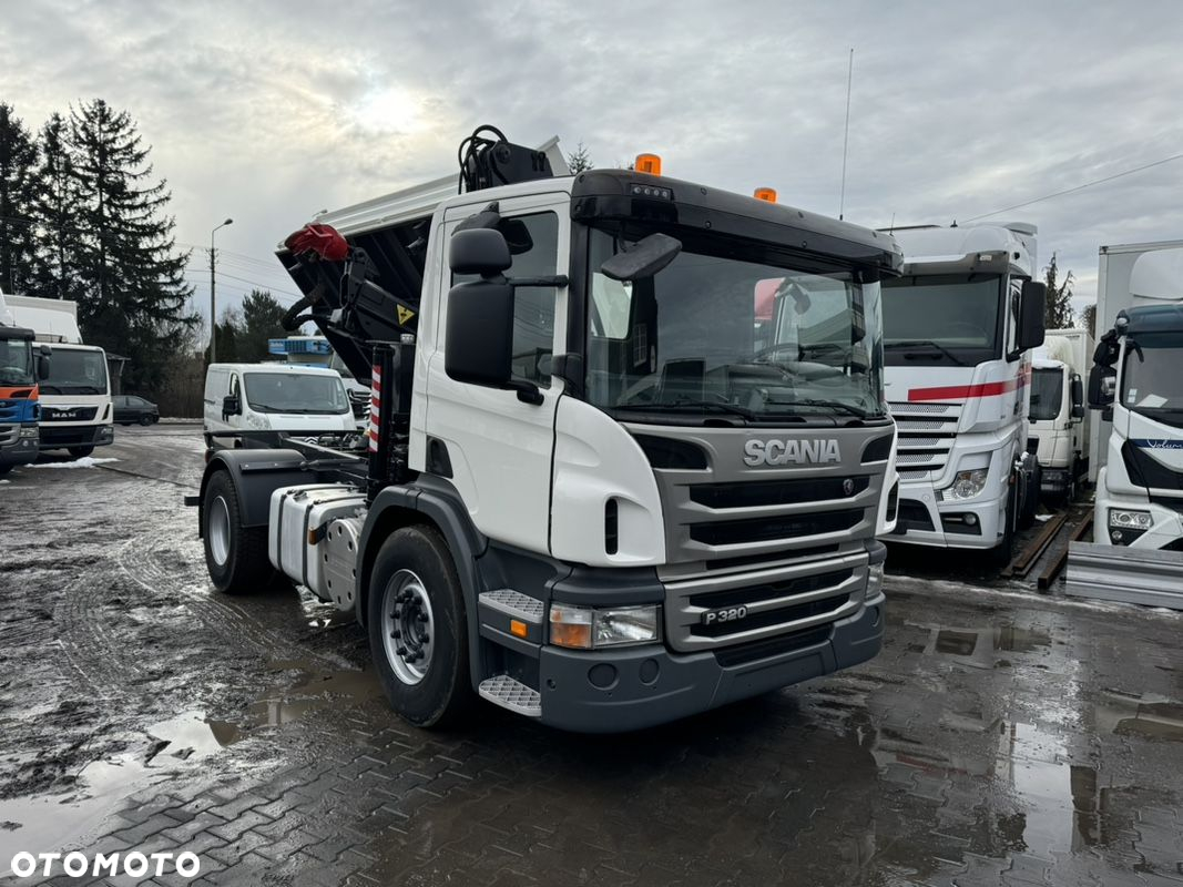 Scania P 320 / Wywrotka HDS HIAB - 10