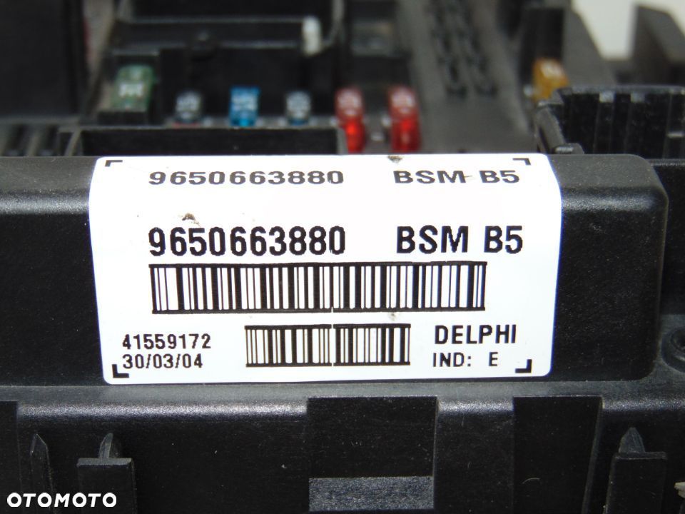 Moduł sterownik BSM 9650663880 Citroen C2 C3 I 02-09r - 2
