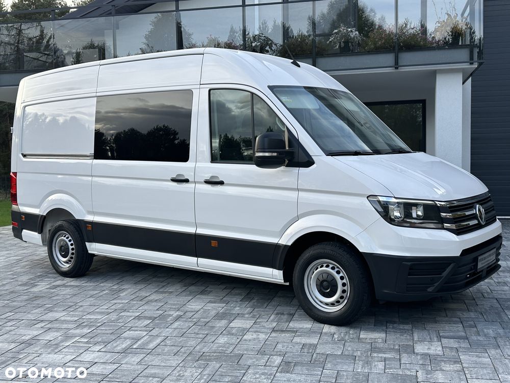 Volkswagen Crafter Brygada 6osób / Średniak L3 / Salon PL / Serwis Tylko w ASO VW / Pełna historia pojazdu / W oryginalym stanie / Fabryczna Zabudowa / FV23% - 4
