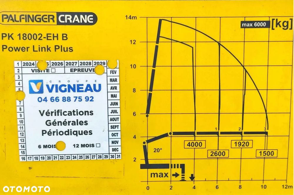Volvo FMX 500 Skrzynia 7,00 m * PK 18002 - EH B + PILOT / 6x4 - 8
