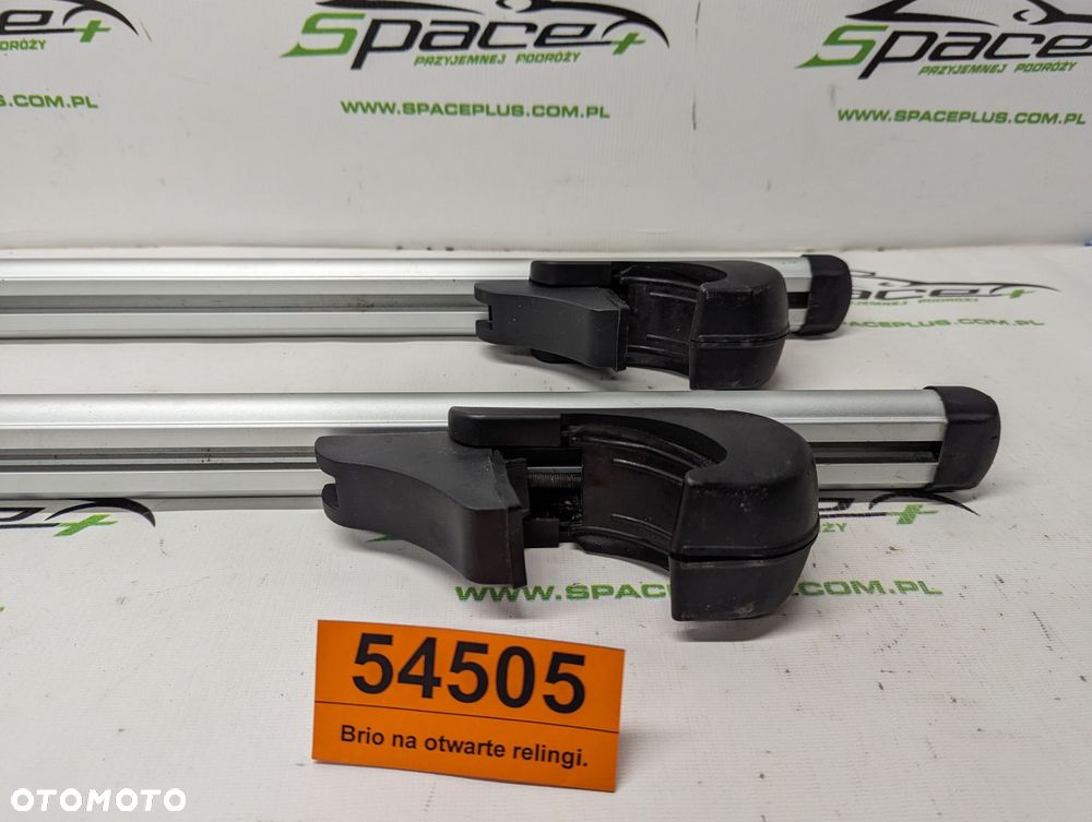 Bagażnik dachowy bazowy belki poprzeczki Brio na otwarte relingi. - 6