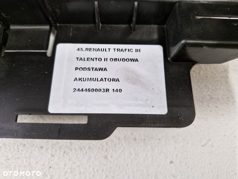 renault trafic iii 3 talento ii 2 podstawa obudowa akumulatora 244460003r - 5