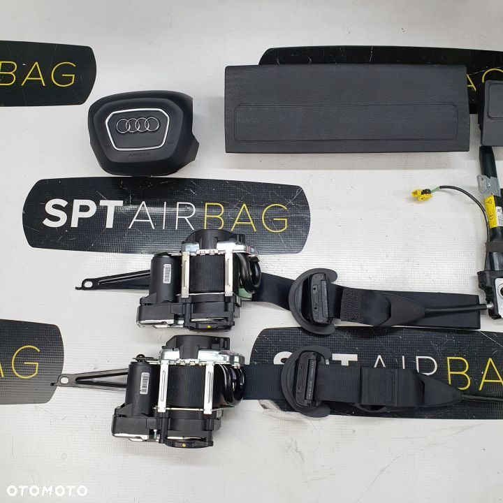AUDI Q3 83A USA DESKA ROZDZIELCZA KONSOLA KOKPIT PULPIT PODUSZKI AIRBAG AIR BAG PASY KIT SET - 8