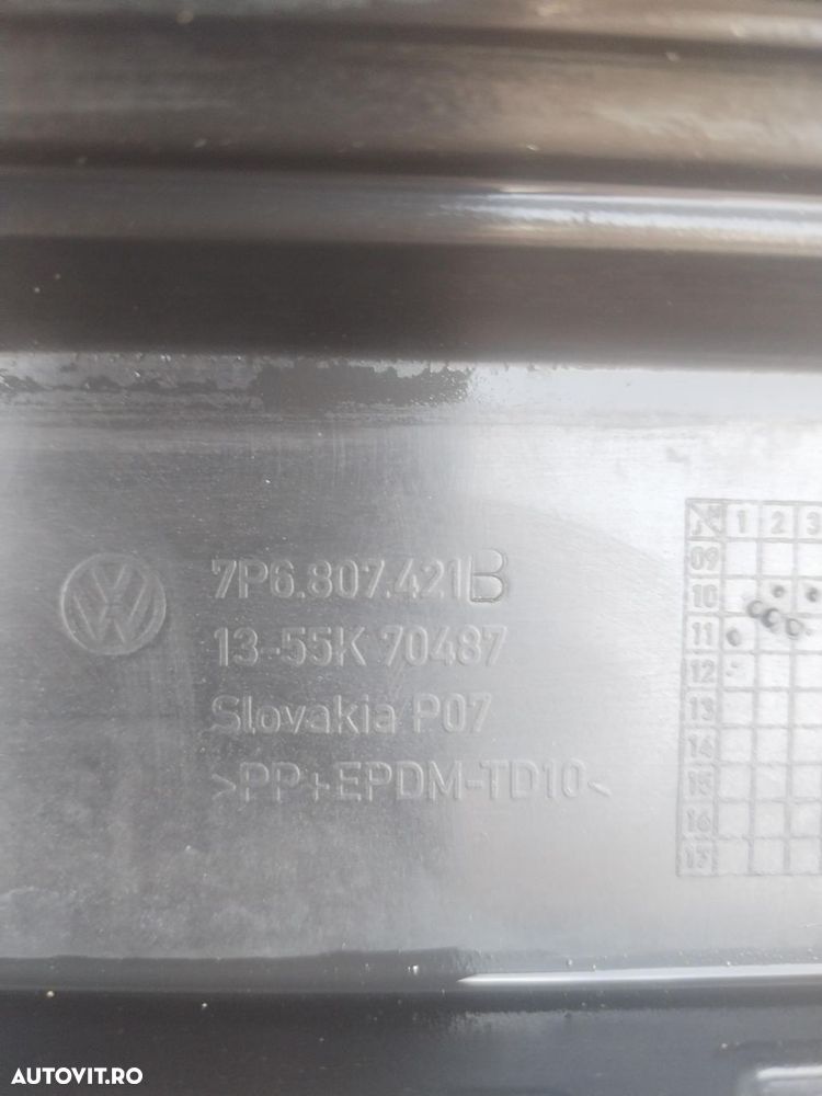 Bara spate VW Touareg, 2010, 2011, 2012, 2013, 2014, 2015, cod origine OE 7P6807421B. - 16