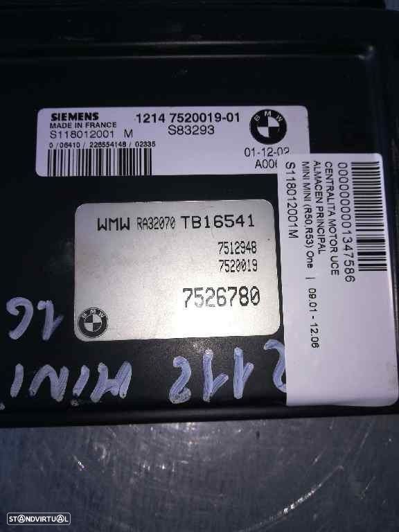 CENTRALINA MOTOR UCE MINI MINI 2005 -1214752001901 - 4