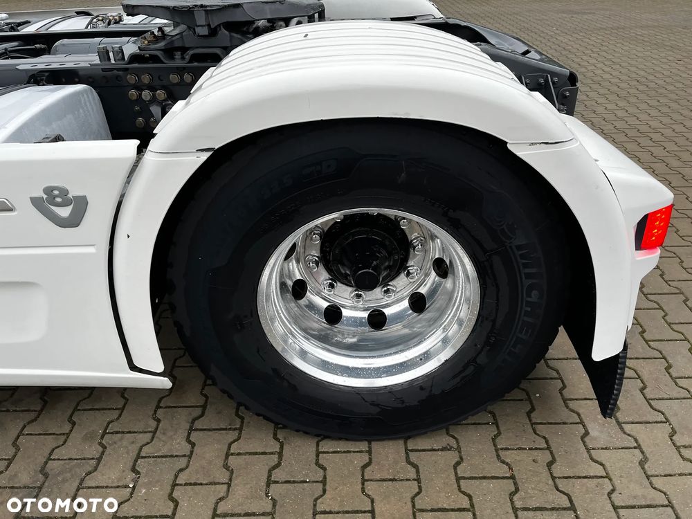 Scania R 580 V8 SPROWADZONA Z FRANCJI SERWISOWANA RETARDER DWA ZBIORNIKI FELGI ALUMINIOWE LODÓWKA - 11