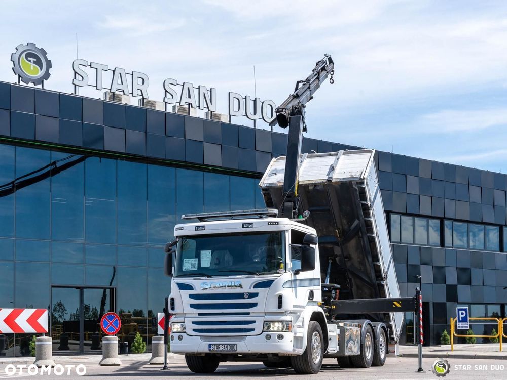Scania P320 6x2 Palfinger PK 18002 EH HDS Żuraw Wywrotka