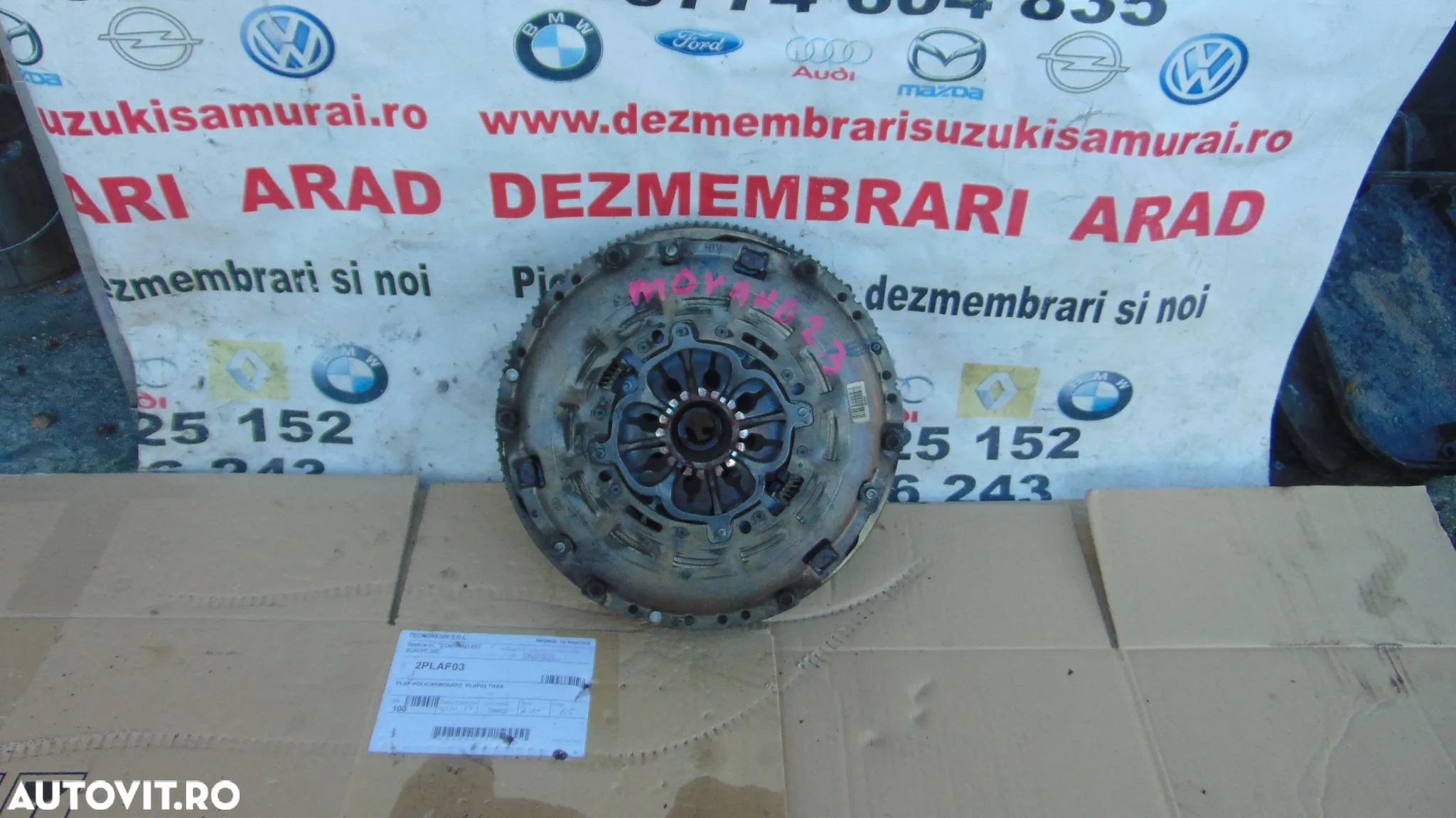 Volanta Renault Master 2.3 Opel Movano 2010-2016 mascott placa presiune disc ambreiaj dezmembrez - 1