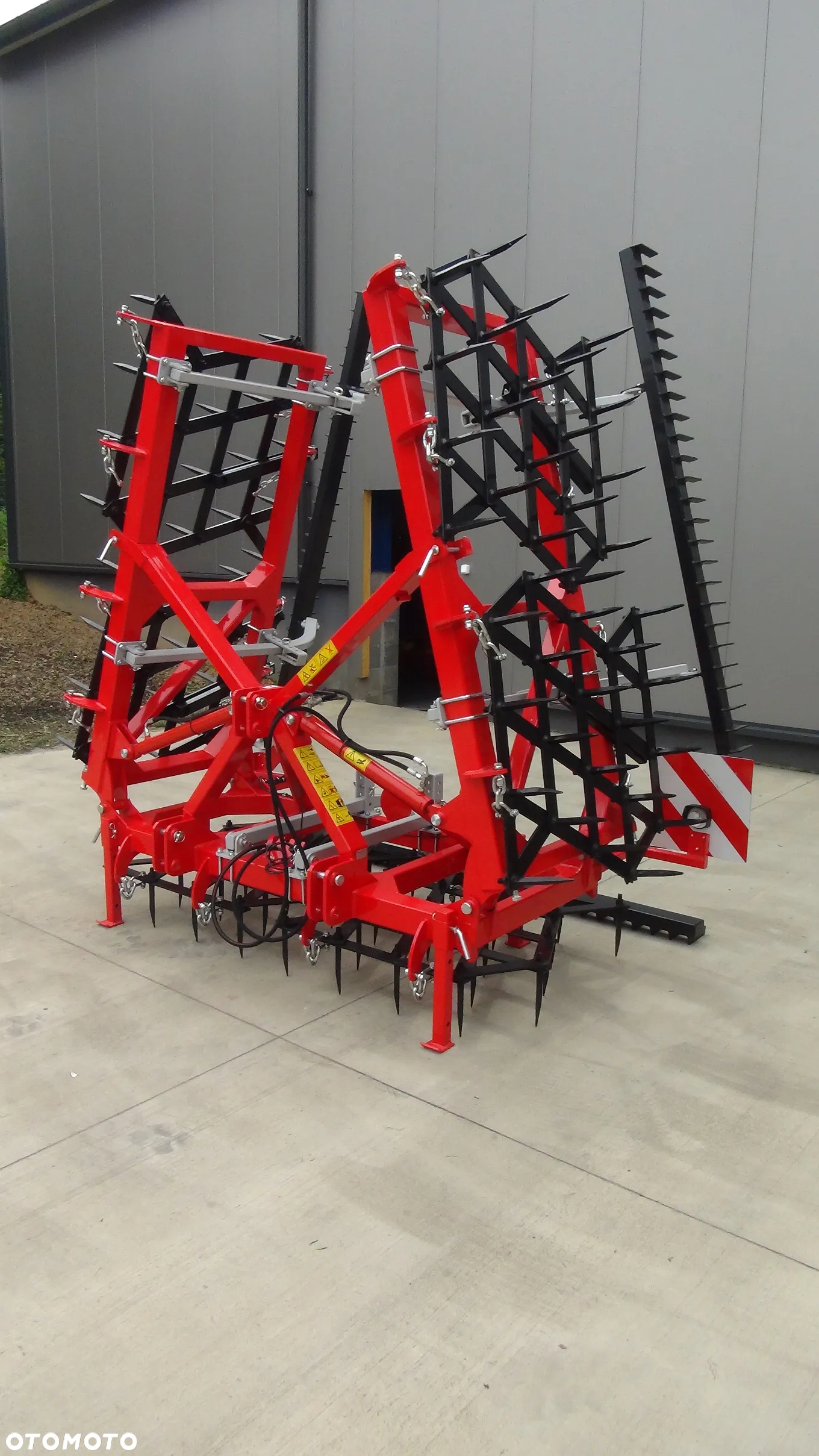 AGRO-OSEK Brony polowe składane hydraulicznie 8,4m z włóką - 5