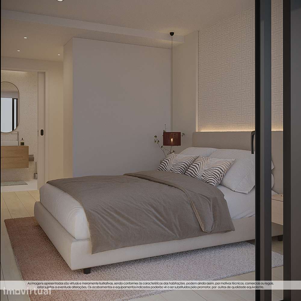 Apartamento T1 com varanda, garagem e ar condicionado - Grande imagem: 4/19