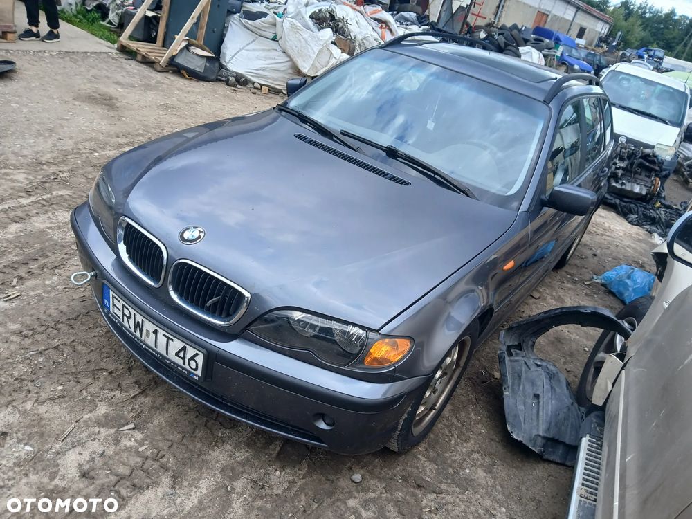 bmw e46 320i silnik n42b20a 2.0 16v skrzynia sanki belka przód tył wahacz zacisk zwrotnica - 2
