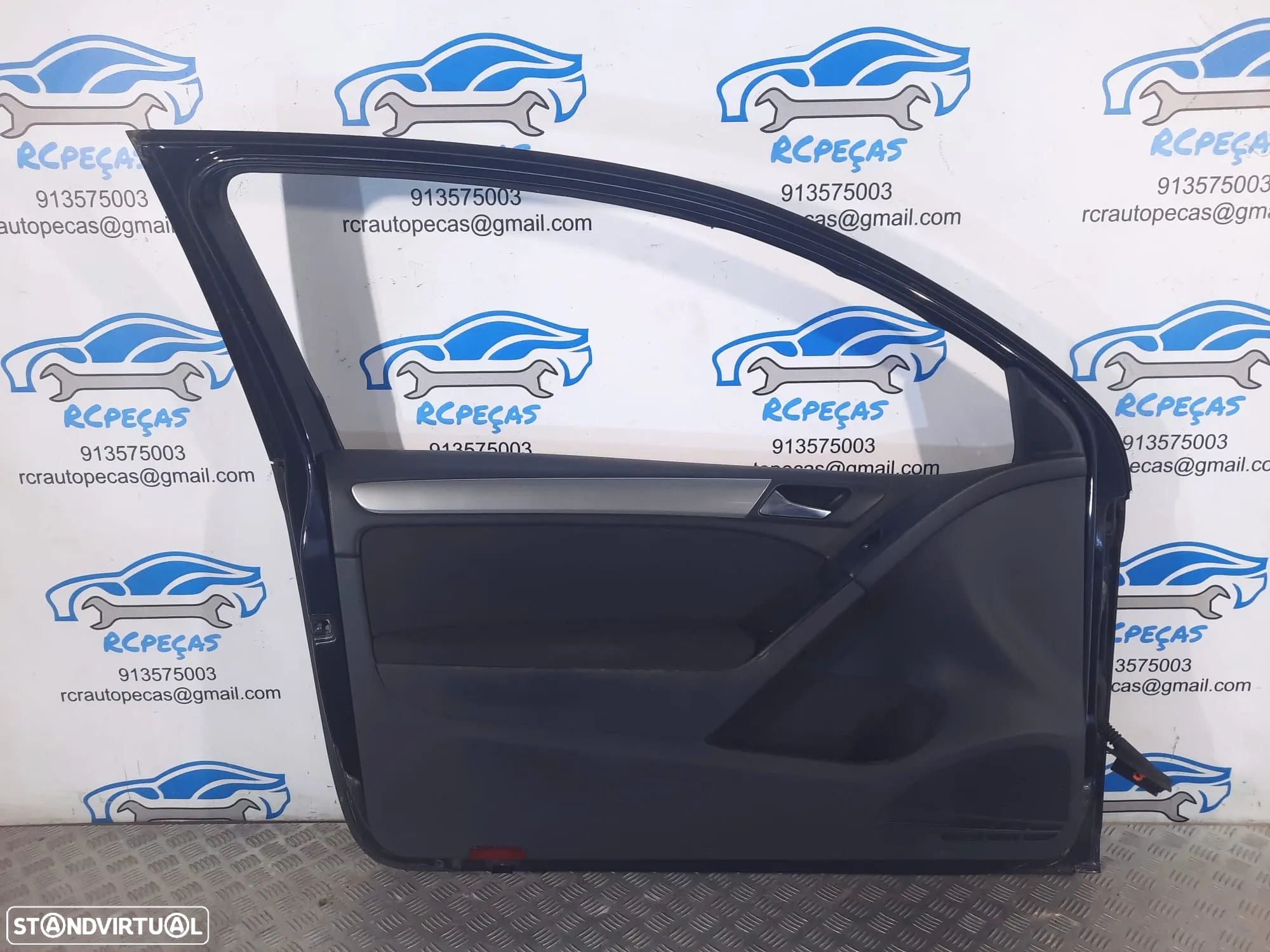 PORTA FRENTE FRONTAL ESQUERDA VOLKSWAGEN VW GOLF VI 6 MK6 3 PORTAS 5K3831055K MOTOR PUXADOR VIDRO QUARTELA - 7