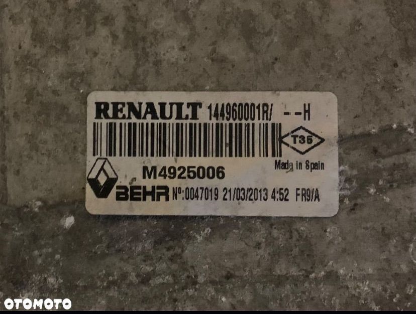 144960001R chłodnica powietrza intercooler 2.0 dci Renault laguna III 3 lift Nissan - 3