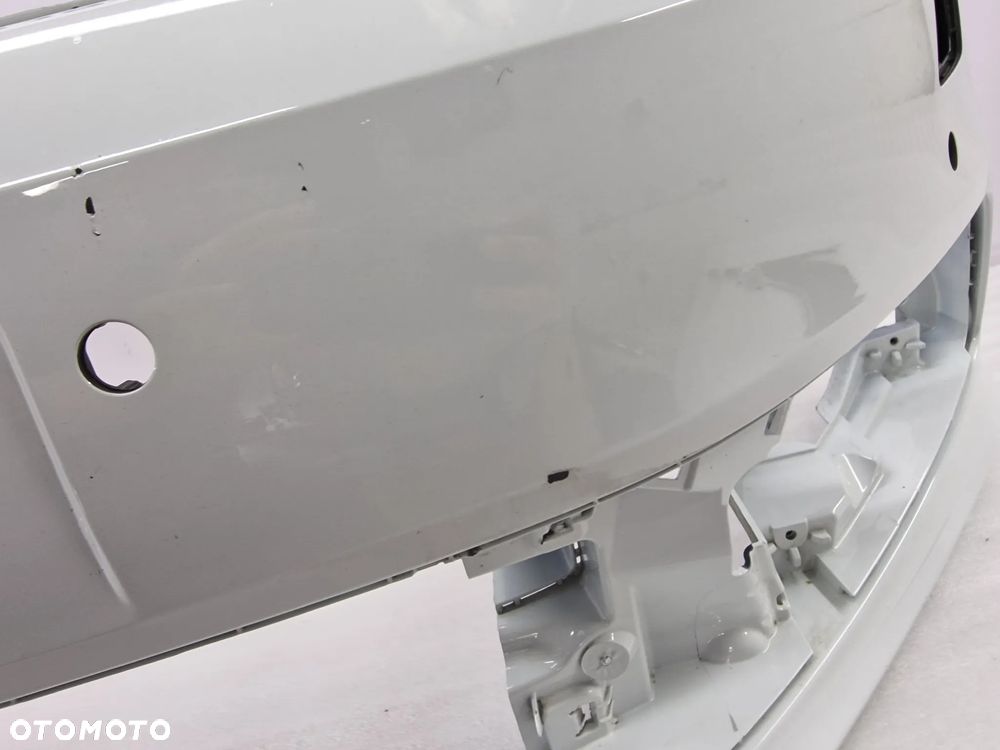 VW POLO 6C0 LIFT 13-17 ZDERZAK PRZEDNI PRZÓD NA SPRYSKI + 4X PDC , ŁADNY , BIAŁY , NR 6C0807221 , NR AUKCJI NZ745 - 5