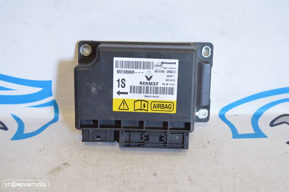 CENTRALINA ECU SENSOR AIRBAG CONTINENTAL 985108969R 985108969 RENAULT MEGANE III 3 MK3 COUPE FASE I 1 DZ0 1 1.5 DCI 105CV K9K832 K9K 832