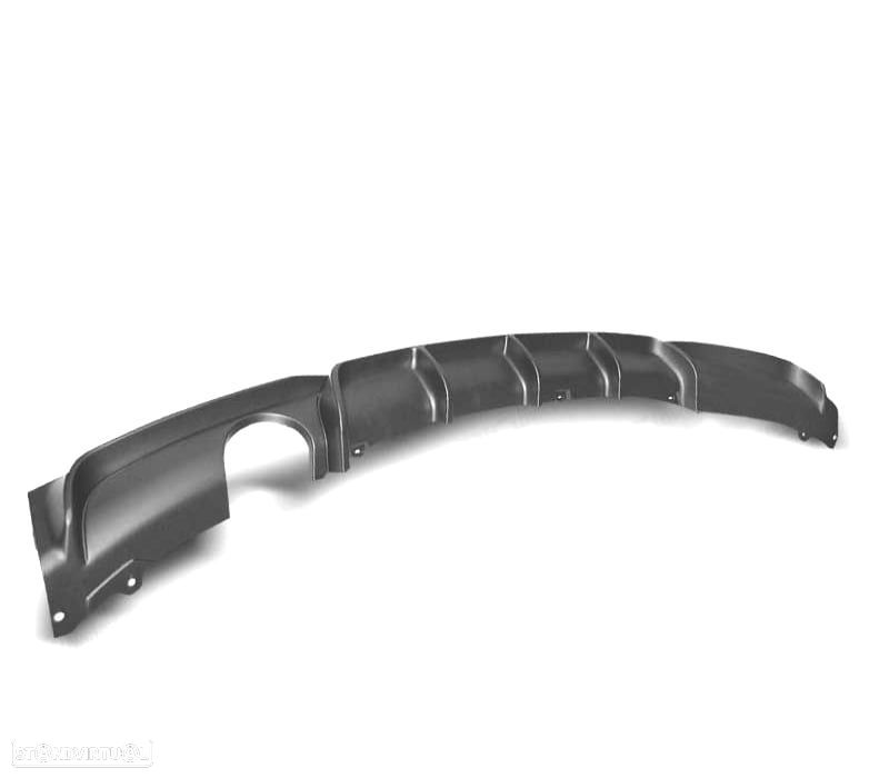 DIFUSOR TRASEIRO BMW F30 F31 LOOK M PERFORMANCE PRETO - 3