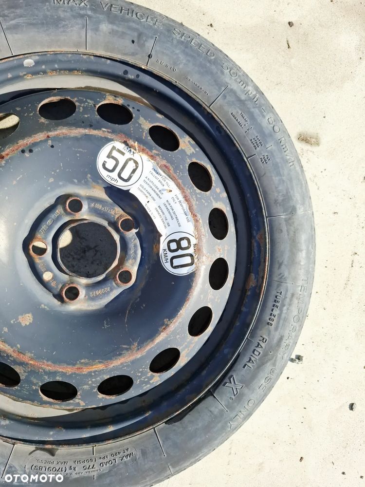 Koło Koła Dojazdowe Zjazdowe Zapasowe 125/80/17 R17 5X108 Volvo 9209872 - 4