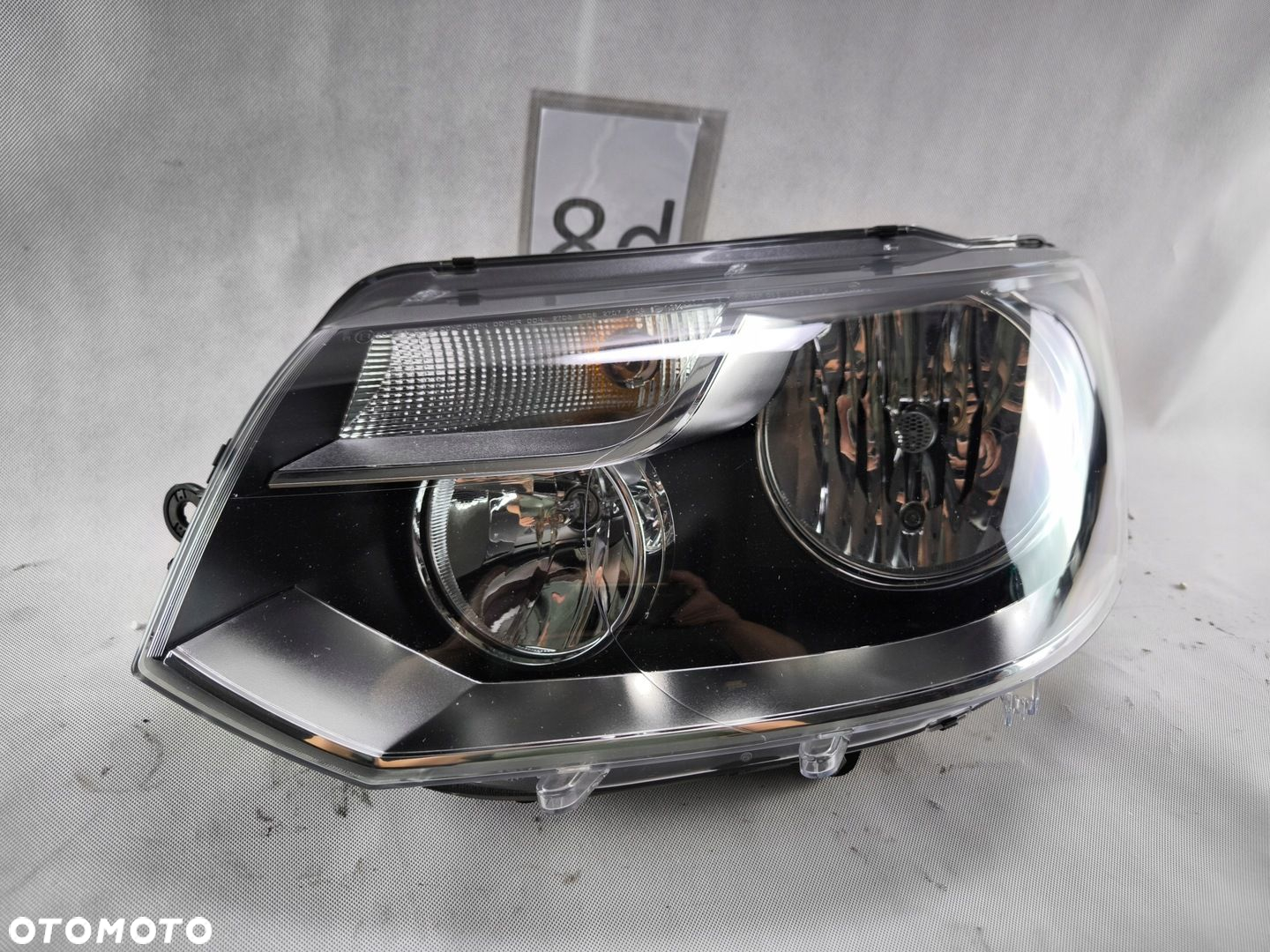 VW T5 MULTIVAN H7 CARAVELLE REFLEKTOR LEWY LAMPA 7E1941015J - 2