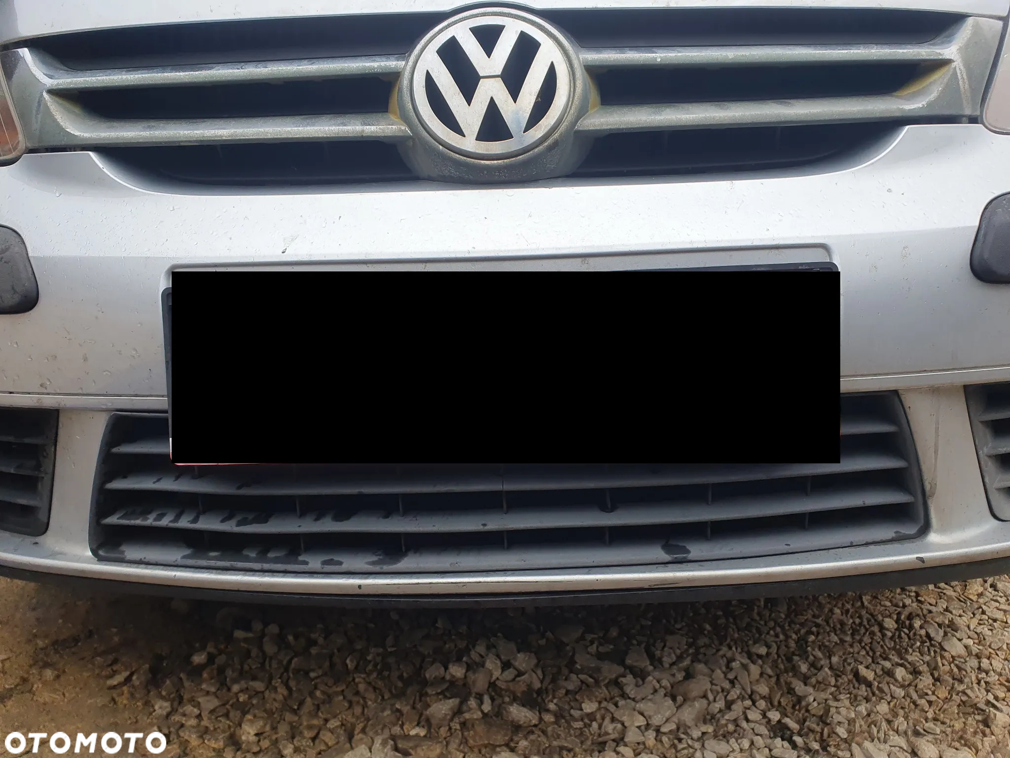 VW GOLF PLUS ZDERZAK PRZÓD PRZEDNI LISTWY KRATKI HALOGENY SREBRNY LA7W - 4