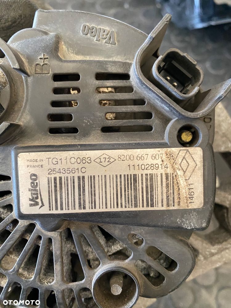 DACIA DUSTER 1 I  RENAULT SCENIC 2 II megane 1.6 16V ALTERNATOR  DASTER 8200667607 8200667607D 8200667607R thalia logan - 7