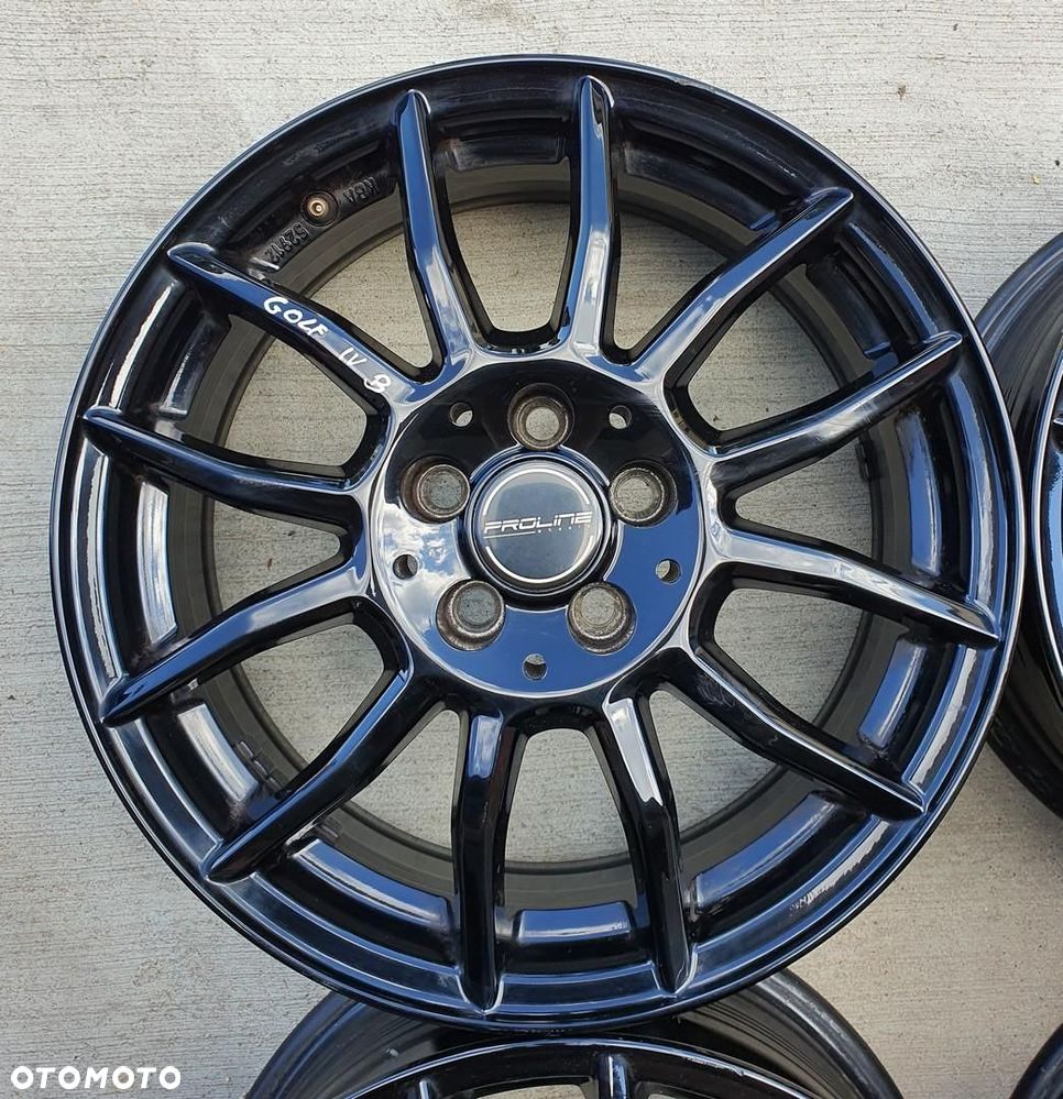 ALUFELGI FELGI 16 6.5J ET40 5X100 VW GOLF IV PROLINE KBA52912 4SZT - 2