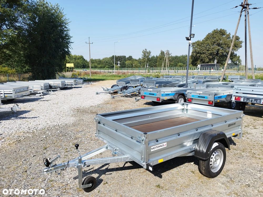 Zaslaw Przyczepa Zasław 235SU 235x132x35 1 osiowa mocne burty uchylna - 10