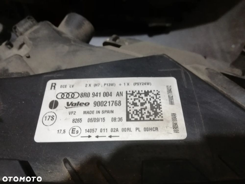 Audi Q5 8R 8R0941004AN 8R0941003AN  Lampa prawa Lewa przód - 3
