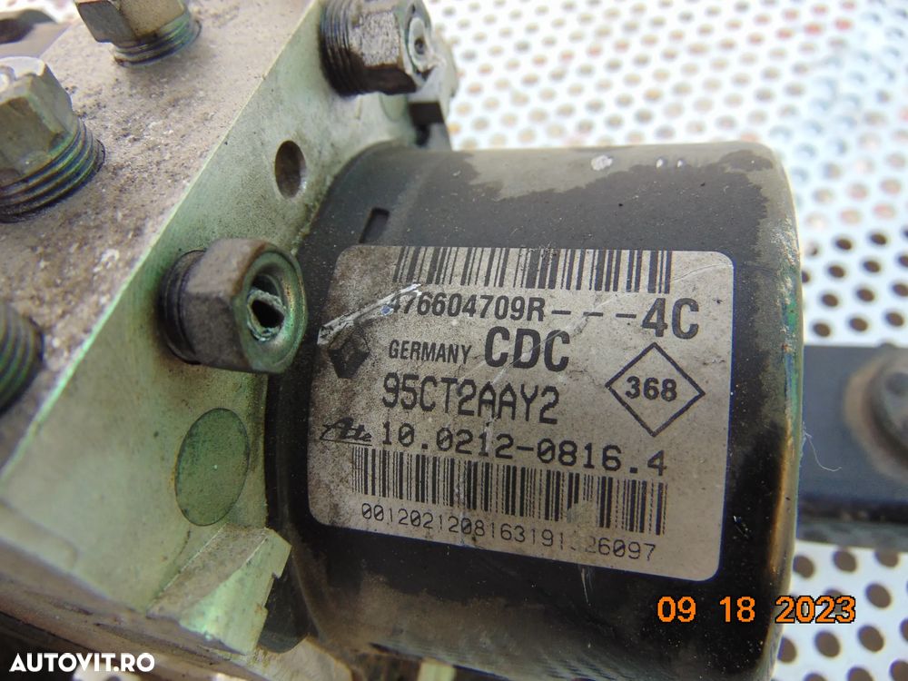 Modul abs Renault megane 3 scenic 3 fluence 2009-2015pompa abs ecu  abs scenic 3 cod r r - 3