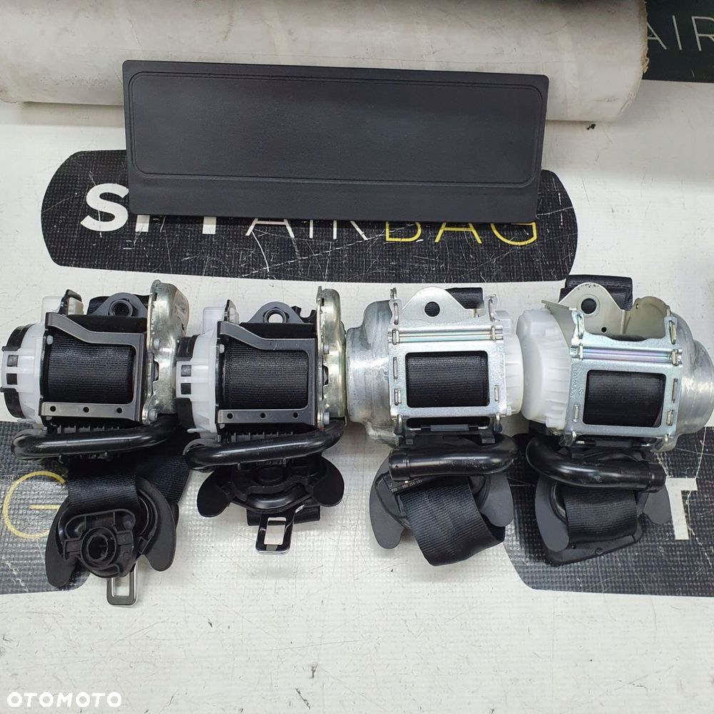 SKODA KODIAQ LIFT DESKA ROZDZIELCZA CZERWONA NITKA KONSOLA KOKPIT PULPIT PODUSZKI AIRBAG AIR BAG PASY KIT SET - 7