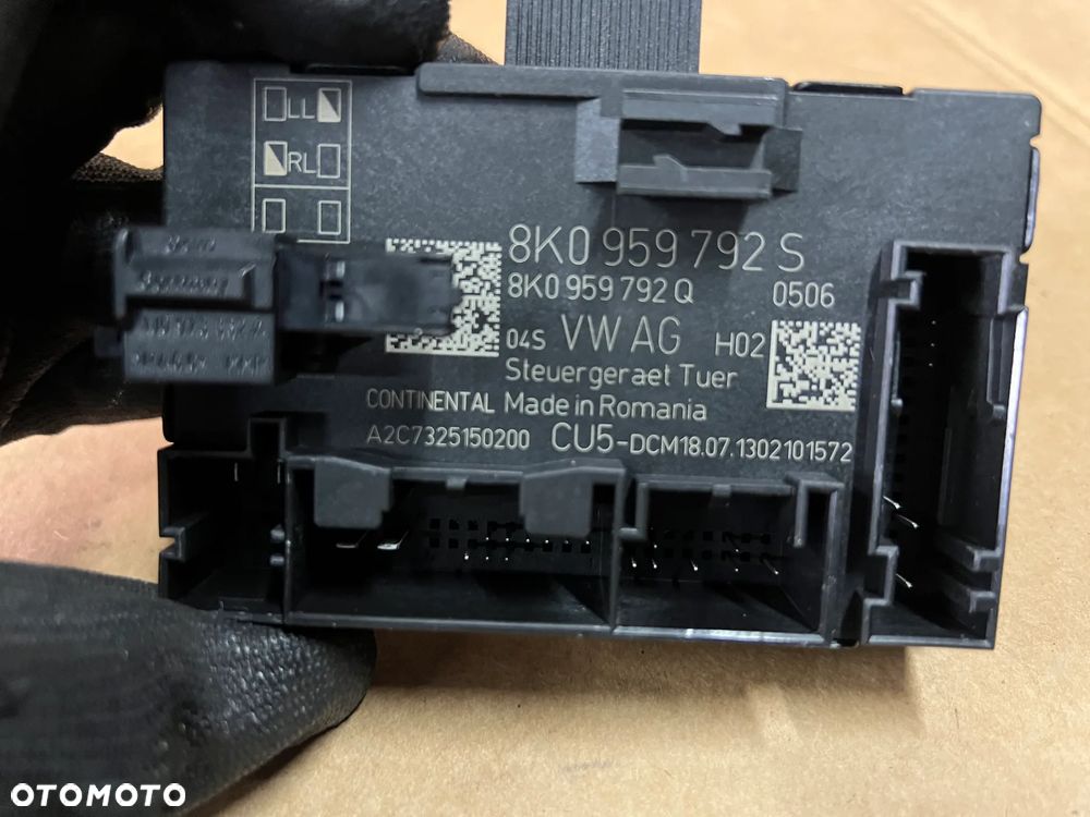 Moduł sterownik drzwi prawy przód Audi A4 B8 8K0959792S 8K0959792Q - 3