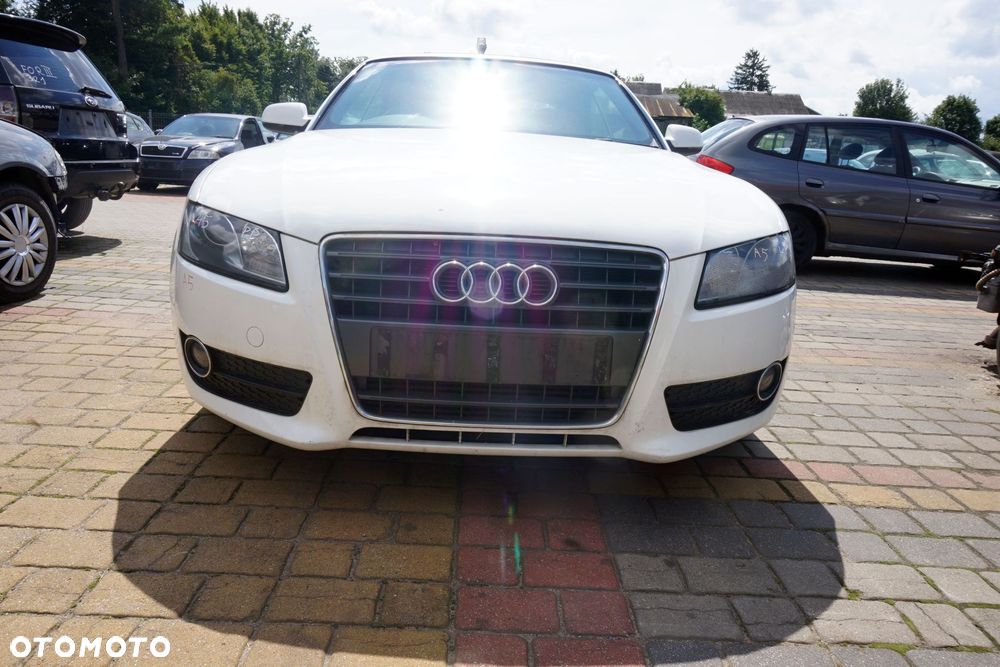 MASKA ZDERZAK BŁOTNIKI LAMPY A5 I 8T LY9C  AUDI 2007-2016 BIAŁY PRZÓD KOMPLETNY - 8