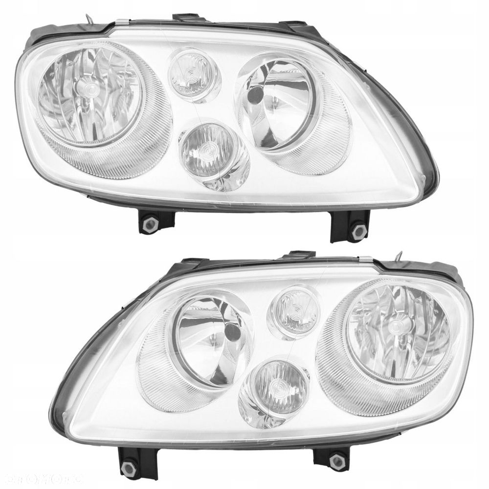 Reflektor Lampa Przód Depo VW Touran 1t 03-06 Caddy III 3 2k 2004-2010 kpl - 1