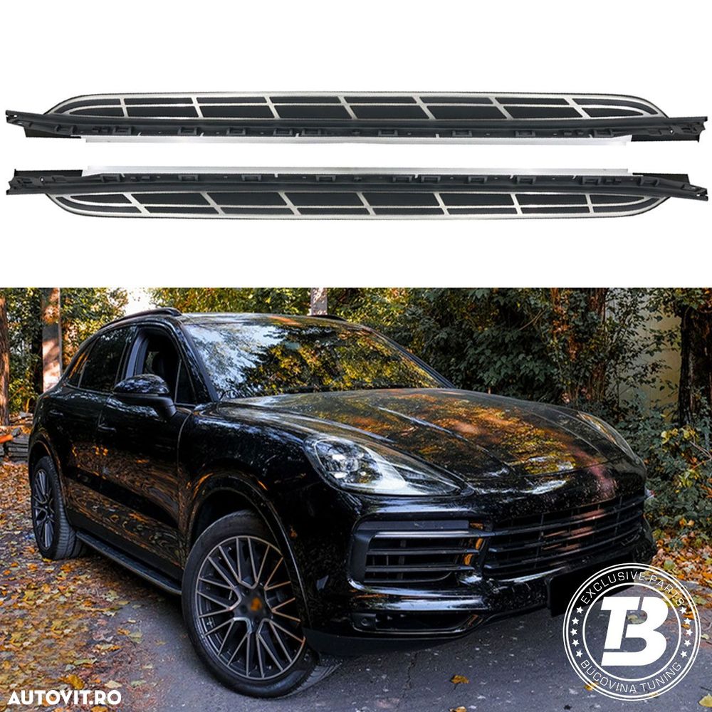 Praguri Aluminiu compatibile cu Porsche Cayenne SUV 9Y0 - 1
