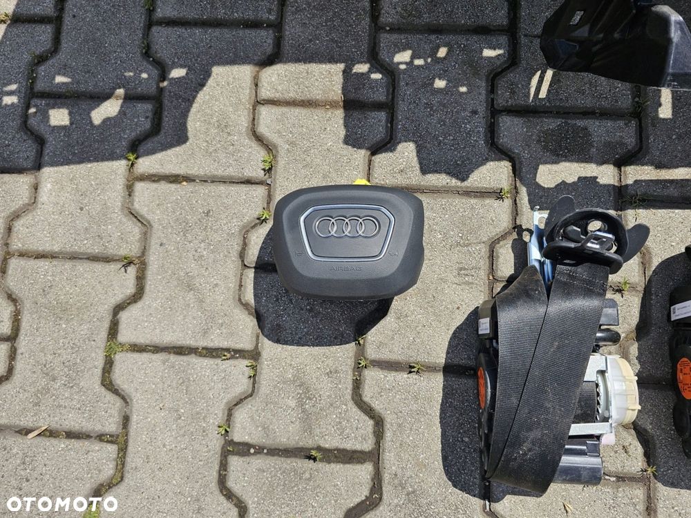 konsola airbag pasy komplet audi q8 s-line skóra - 8