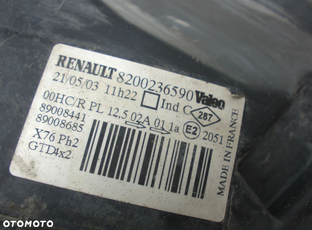 Renault Kangoo I lift Lampa przód Lewa Prawa strona - 4
