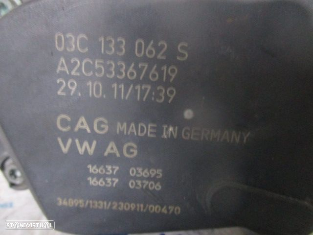 Corpo Borboleta 03C133062S A2C53367619 VW GOLF 6 2011 1.4I 80Cv 3P Preto - 5