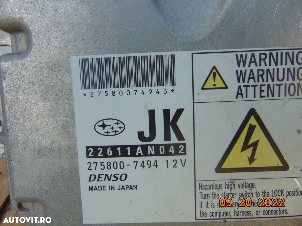 Calculator motor Subaru Legacy outback ecu motor 2.0 - 2