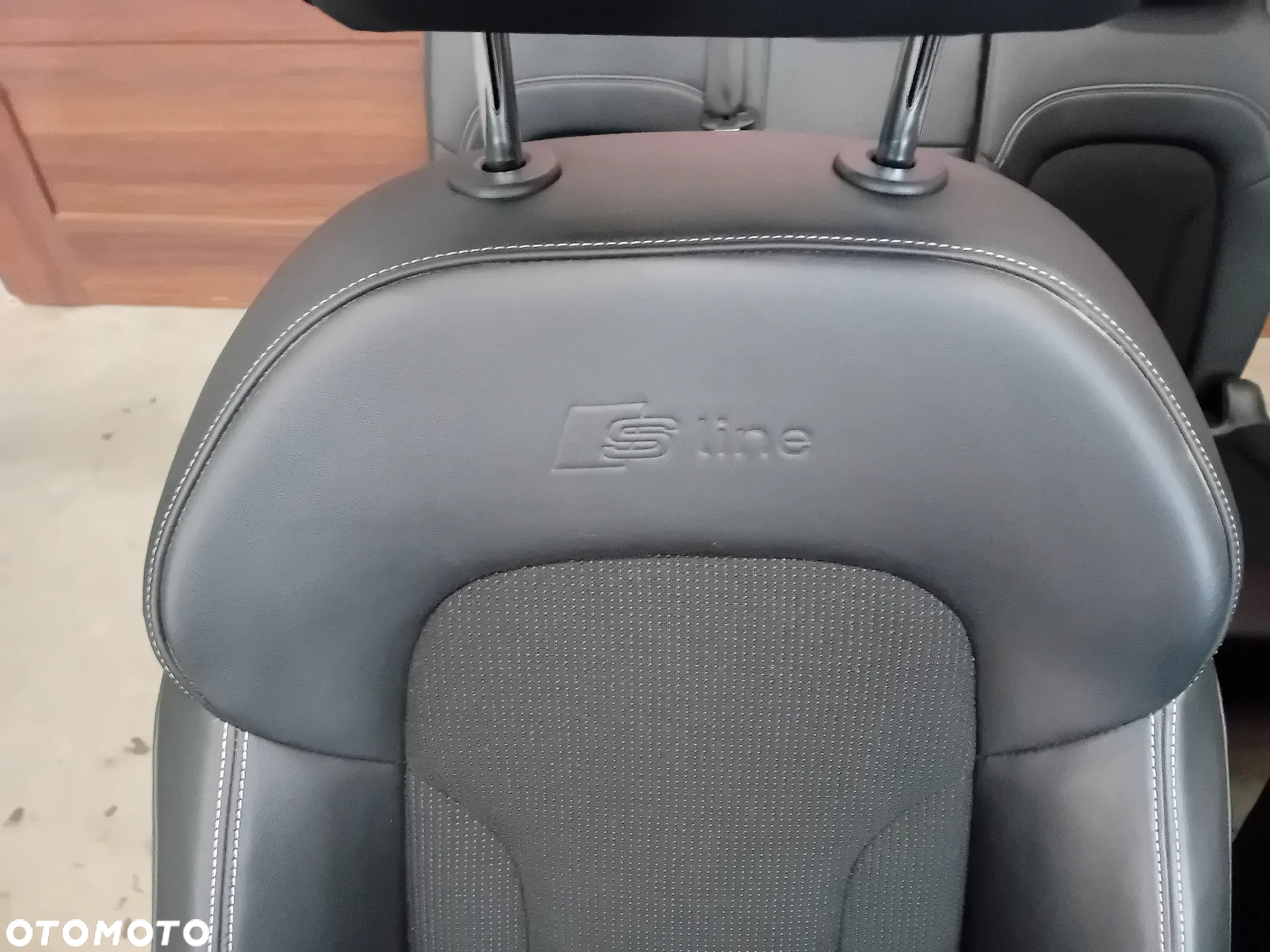 fotele przód kanapa tył półskóry Audi Q3 S-line komplet 2015 - 5