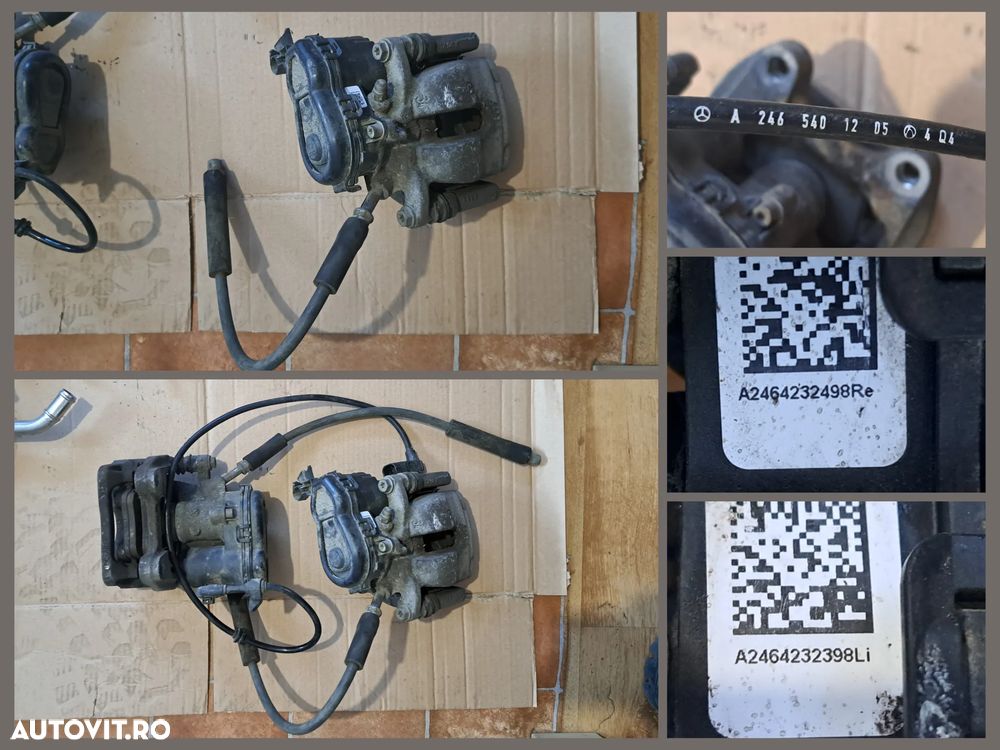 2 Anexe mercedes CLA W117 Etrier Stanga dreapta spate  Cablaj bujii incandescente Joja ulei Furtu admisie Conducta tur retur Intercooler pedala ambreiaj pedala frana W156 W246 X156 W176 - 2