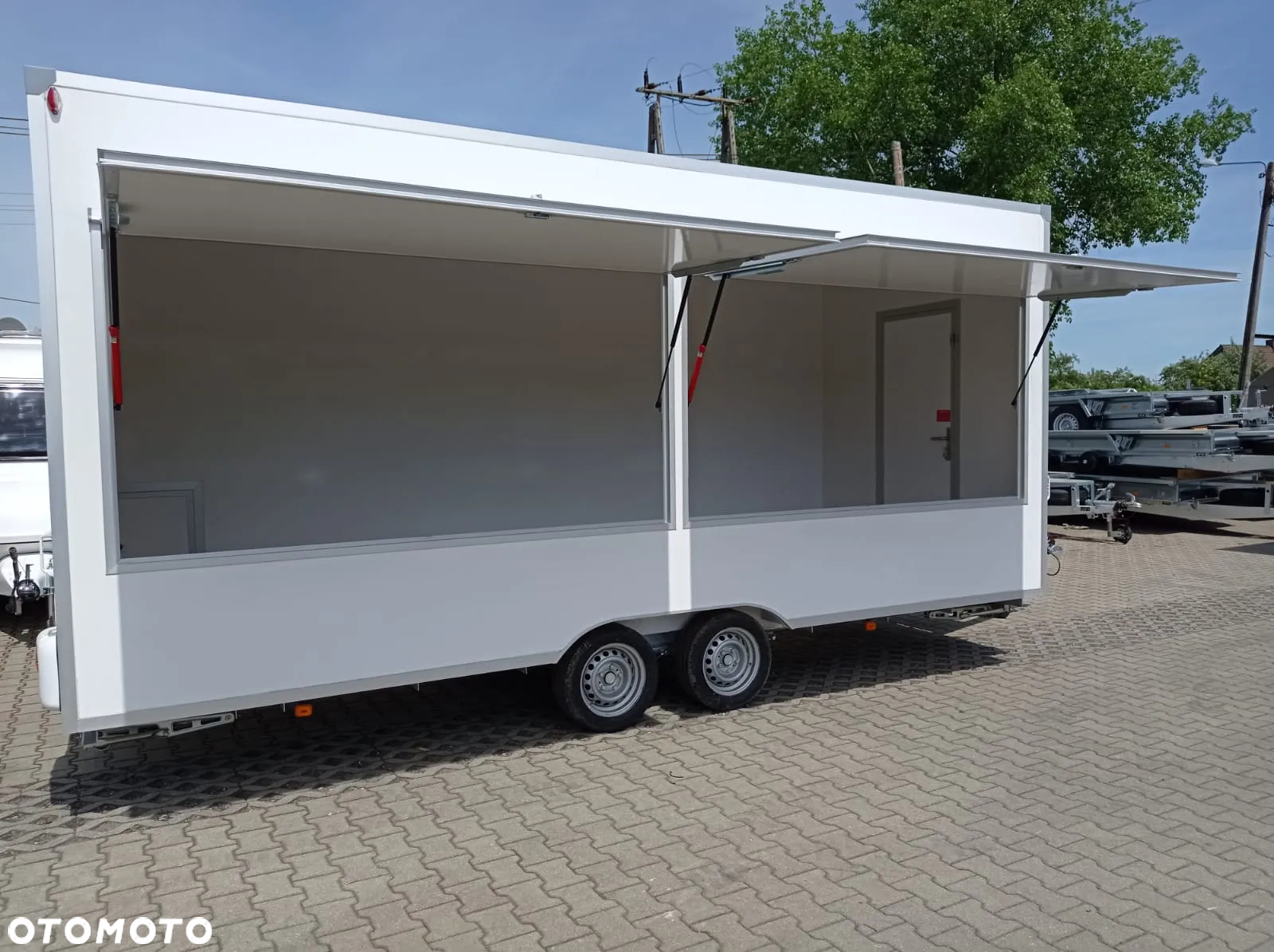 Niewiadów DOSTAWA! H20521HT Przyczepa HANDLOWA gastronomiczna 520x203x230! 2 klapy sprzedażowe, ściany z LAMINATU! DMC 2000kg - 7