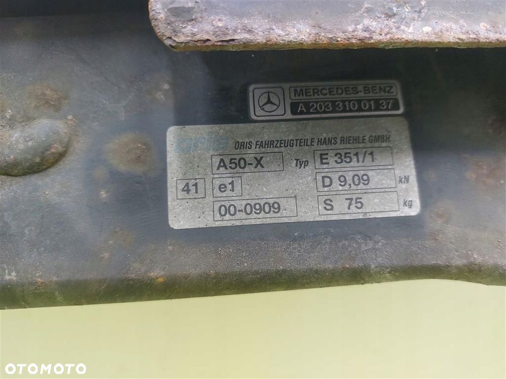 Hak holowniczy Mercedes C-klasa W203 KOMBI 2000-2007 A2033100137 ORYGINAŁ - 6